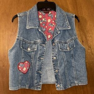 Vintage LA Blues size Large denim vest